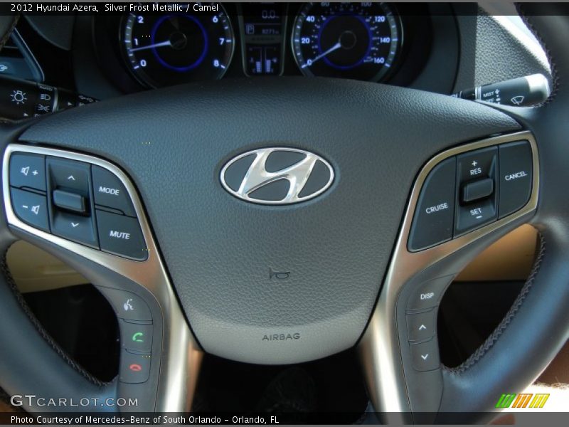Silver Frost Metallic / Camel 2012 Hyundai Azera