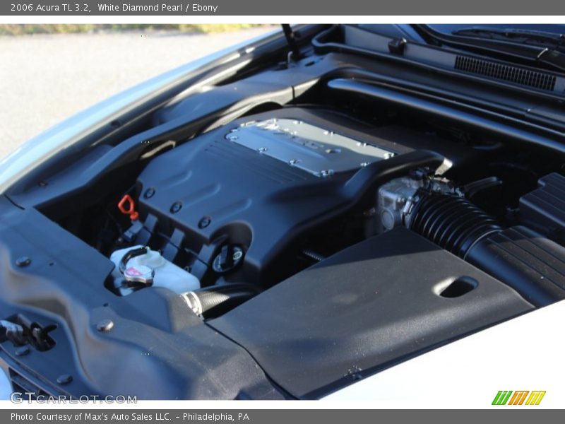 White Diamond Pearl / Ebony 2006 Acura TL 3.2