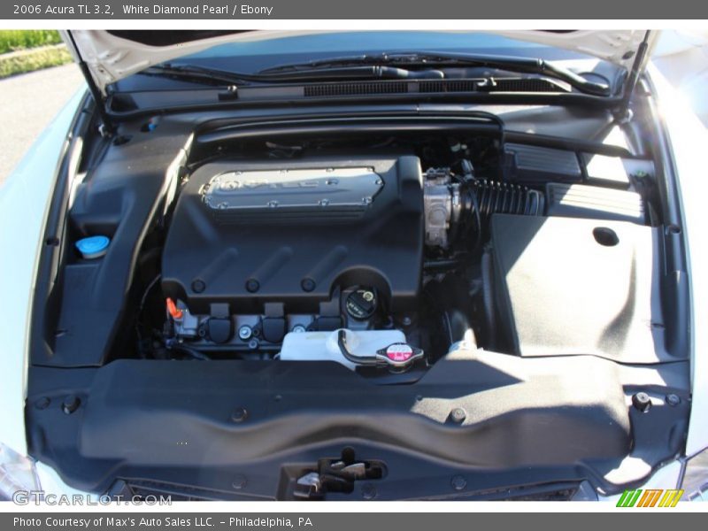 White Diamond Pearl / Ebony 2006 Acura TL 3.2