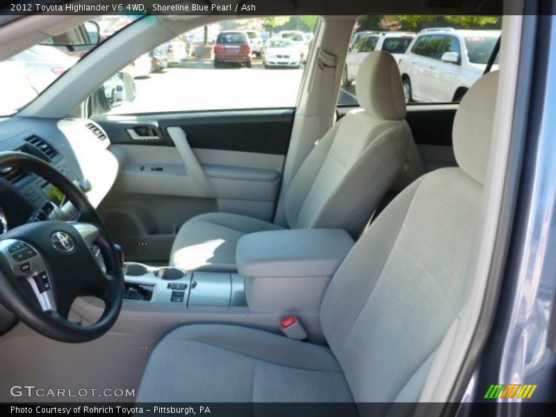 Shoreline Blue Pearl / Ash 2012 Toyota Highlander V6 4WD