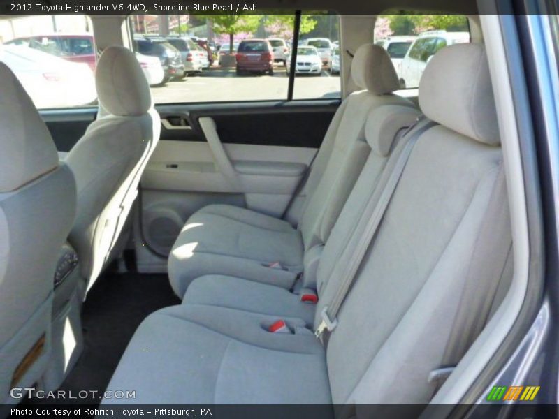 Shoreline Blue Pearl / Ash 2012 Toyota Highlander V6 4WD