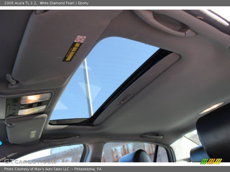 White Diamond Pearl / Ebony 2006 Acura TL 3.2