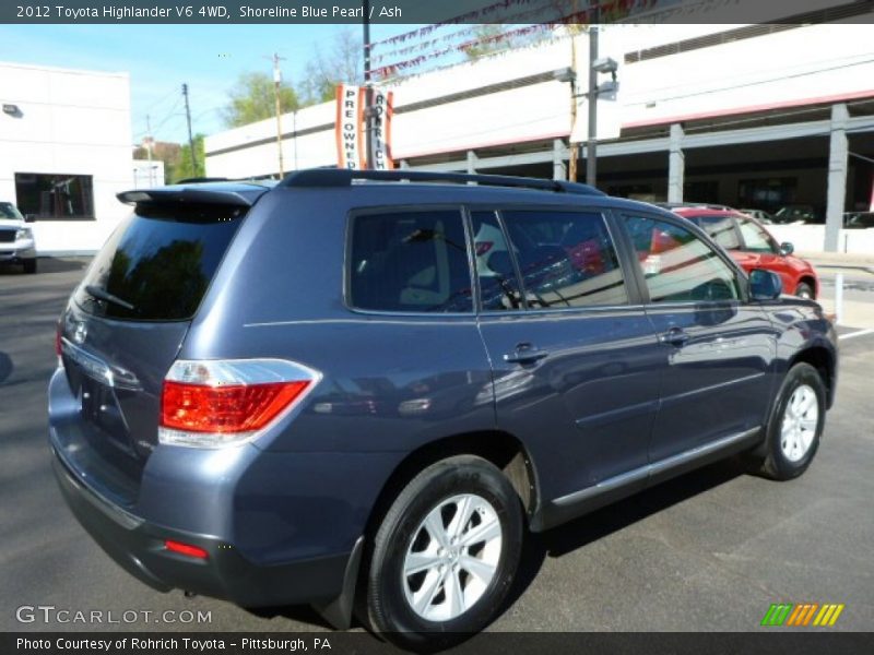 Shoreline Blue Pearl / Ash 2012 Toyota Highlander V6 4WD