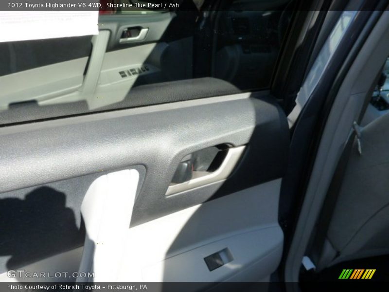 Shoreline Blue Pearl / Ash 2012 Toyota Highlander V6 4WD