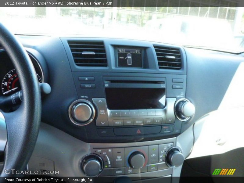 Shoreline Blue Pearl / Ash 2012 Toyota Highlander V6 4WD