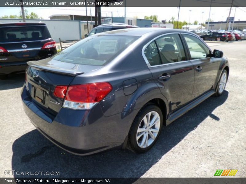 Graphite Gray Metallic / Black 2013 Subaru Legacy 2.5i Premium