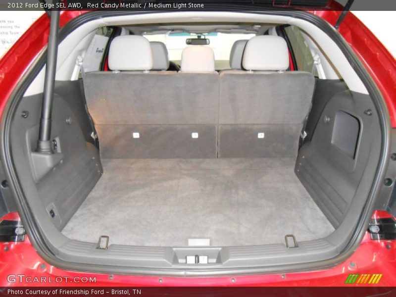 Red Candy Metallic / Medium Light Stone 2012 Ford Edge SEL AWD