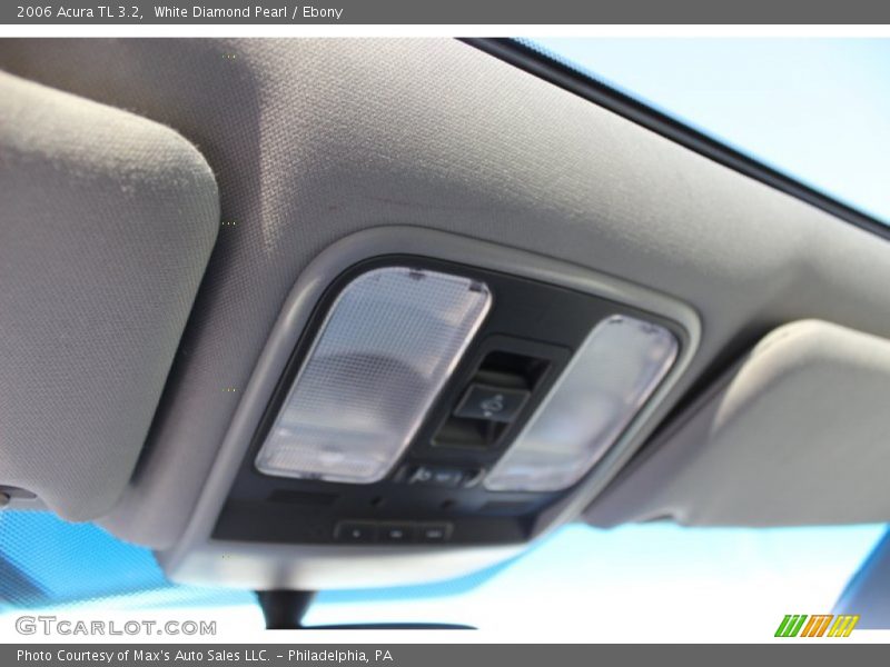 White Diamond Pearl / Ebony 2006 Acura TL 3.2