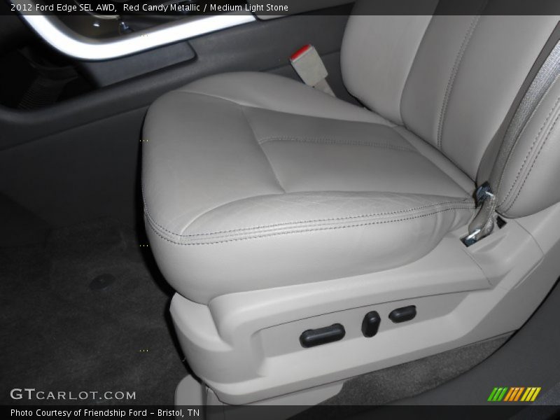 Red Candy Metallic / Medium Light Stone 2012 Ford Edge SEL AWD