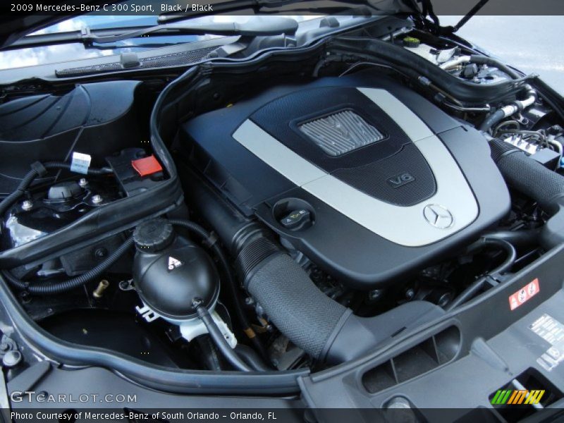 Black / Black 2009 Mercedes-Benz C 300 Sport