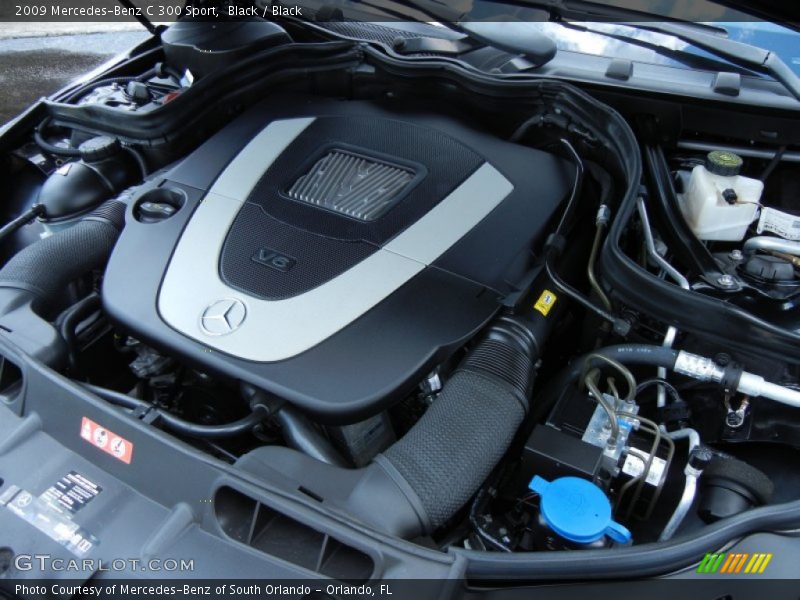 Black / Black 2009 Mercedes-Benz C 300 Sport