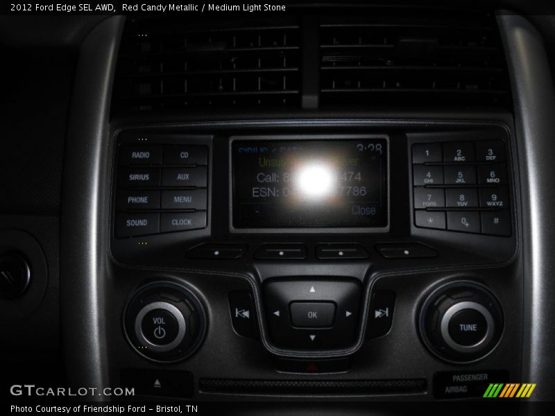 Red Candy Metallic / Medium Light Stone 2012 Ford Edge SEL AWD