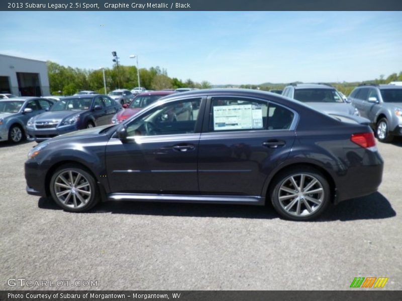 Graphite Gray Metallic / Black 2013 Subaru Legacy 2.5i Sport