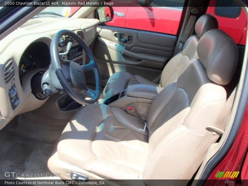  2000 Blazer LS 4x4 Beige Interior