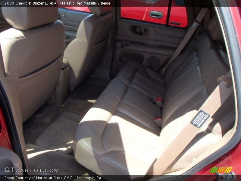Rear Seat of 2000 Blazer LS 4x4