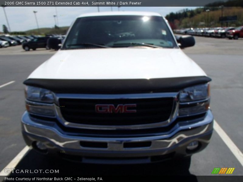 Summit White / Dark Pewter 2006 GMC Sierra 1500 Z71 Extended Cab 4x4