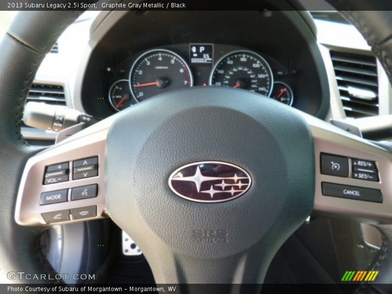 Graphite Gray Metallic / Black 2013 Subaru Legacy 2.5i Sport