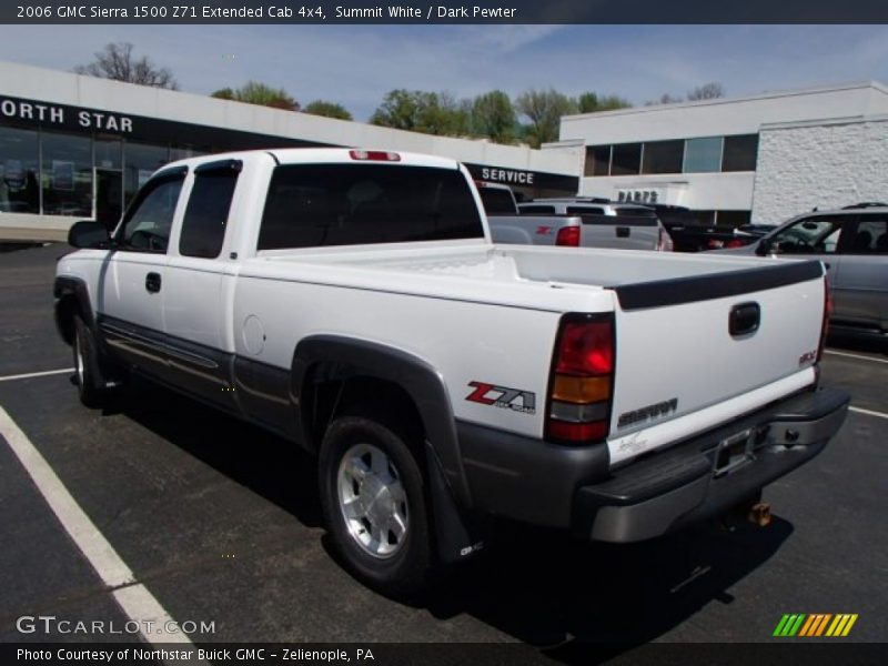 Summit White / Dark Pewter 2006 GMC Sierra 1500 Z71 Extended Cab 4x4