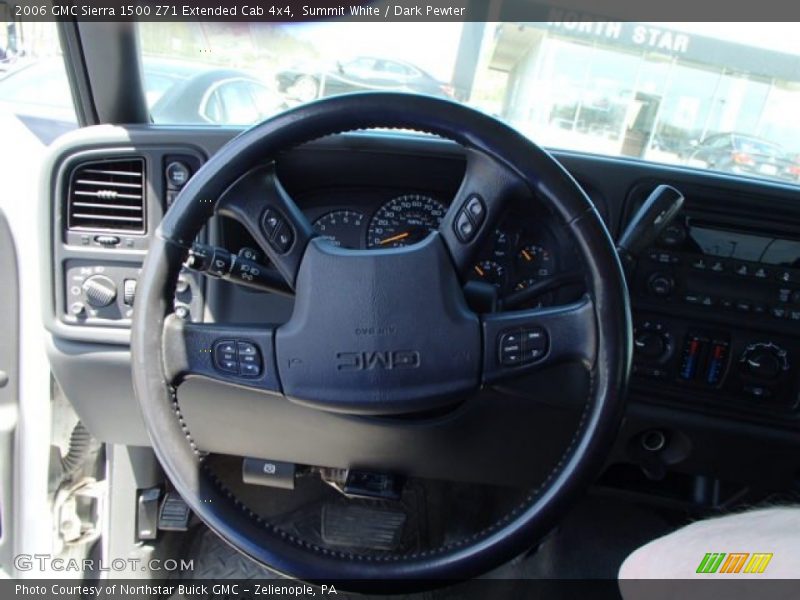 Summit White / Dark Pewter 2006 GMC Sierra 1500 Z71 Extended Cab 4x4