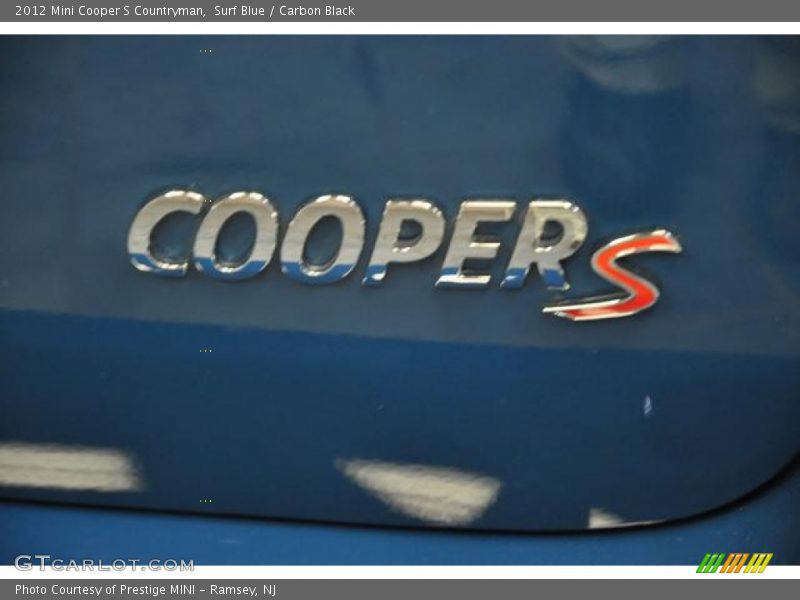 Surf Blue / Carbon Black 2012 Mini Cooper S Countryman