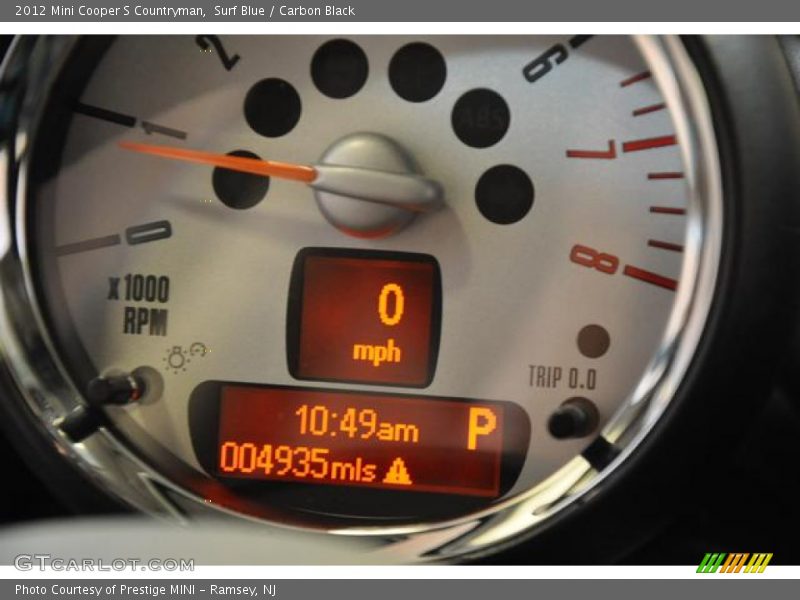 Surf Blue / Carbon Black 2012 Mini Cooper S Countryman