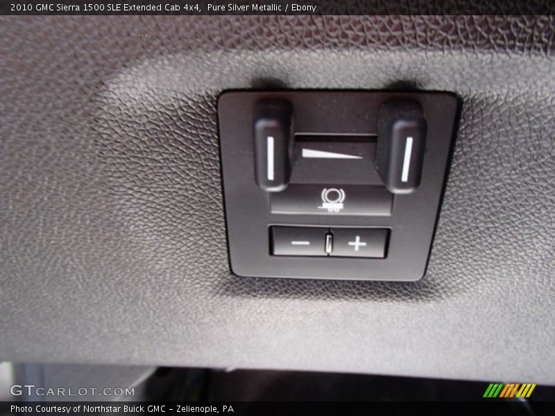 Pure Silver Metallic / Ebony 2010 GMC Sierra 1500 SLE Extended Cab 4x4