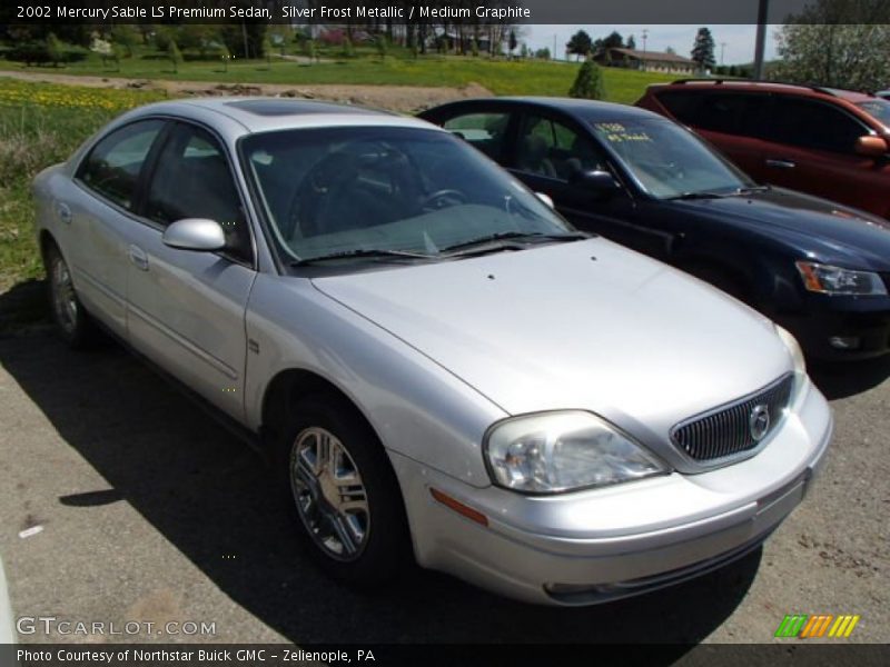 Silver Frost Metallic / Medium Graphite 2002 Mercury Sable LS Premium Sedan