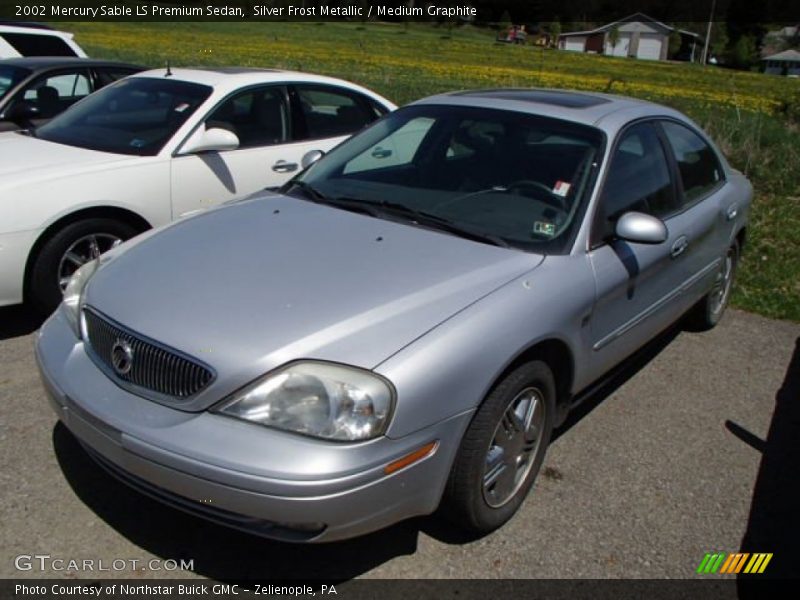 Silver Frost Metallic / Medium Graphite 2002 Mercury Sable LS Premium Sedan