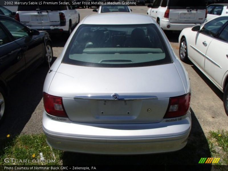 Silver Frost Metallic / Medium Graphite 2002 Mercury Sable LS Premium Sedan