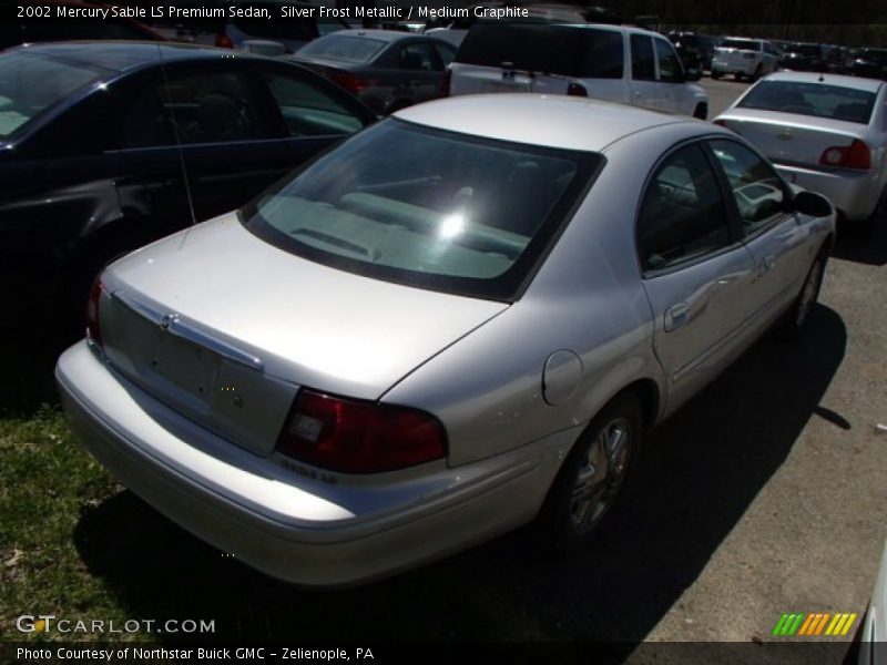 Silver Frost Metallic / Medium Graphite 2002 Mercury Sable LS Premium Sedan