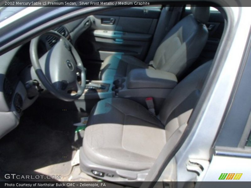 Silver Frost Metallic / Medium Graphite 2002 Mercury Sable LS Premium Sedan