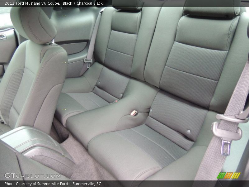 Rear Seat of 2012 Mustang V6 Coupe