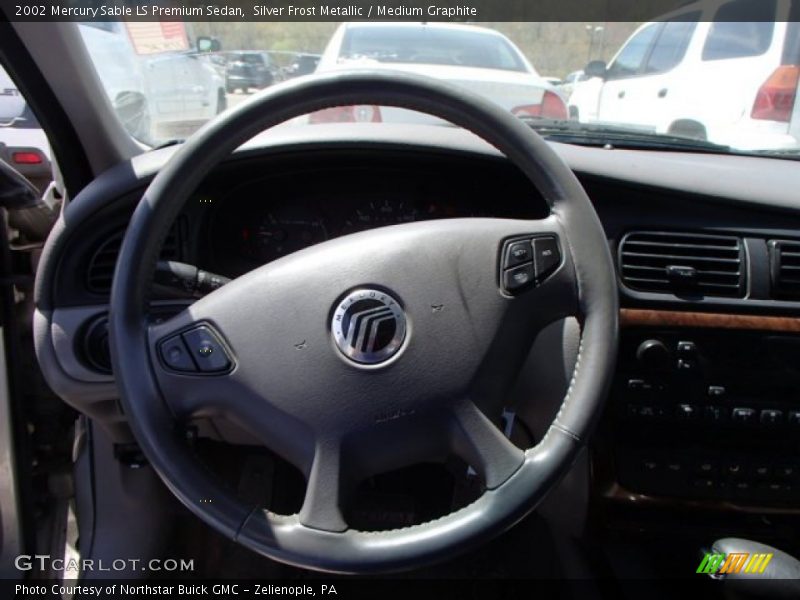 Silver Frost Metallic / Medium Graphite 2002 Mercury Sable LS Premium Sedan