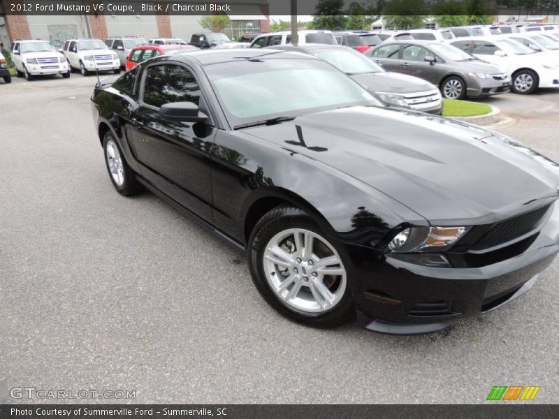 Black / Charcoal Black 2012 Ford Mustang V6 Coupe