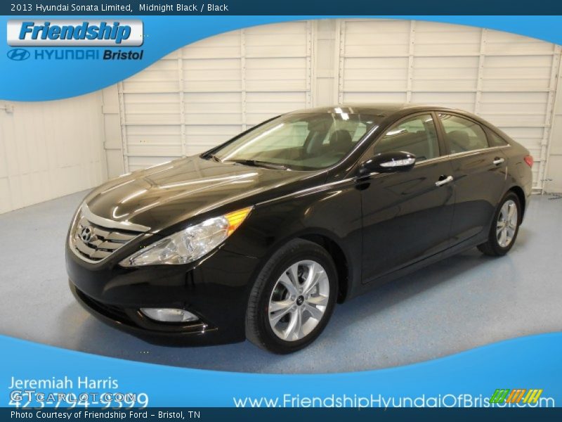 Midnight Black / Black 2013 Hyundai Sonata Limited