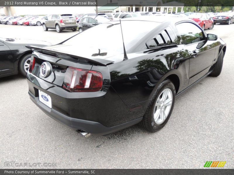 Black / Charcoal Black 2012 Ford Mustang V6 Coupe