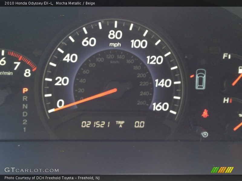Mocha Metallic / Beige 2010 Honda Odyssey EX-L