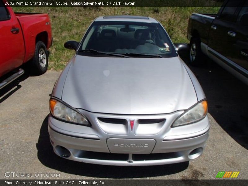 Galaxy Silver Metallic / Dark Pewter 2003 Pontiac Grand Am GT Coupe