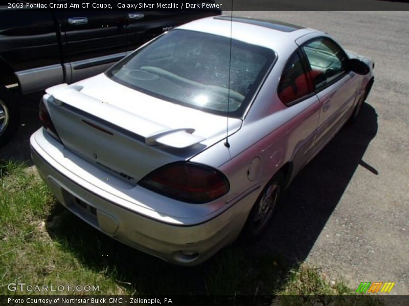 Galaxy Silver Metallic / Dark Pewter 2003 Pontiac Grand Am GT Coupe