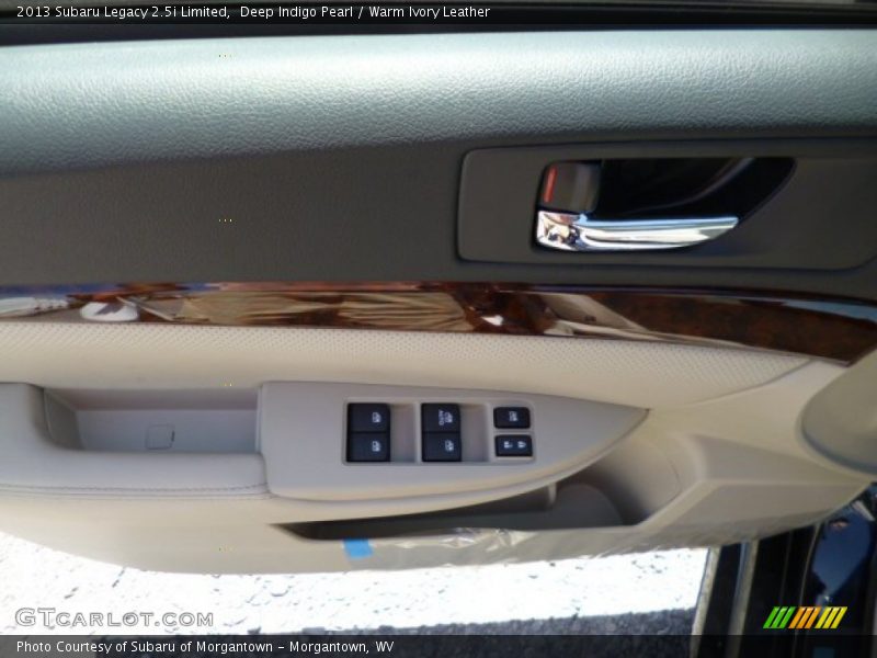 Deep Indigo Pearl / Warm Ivory Leather 2013 Subaru Legacy 2.5i Limited