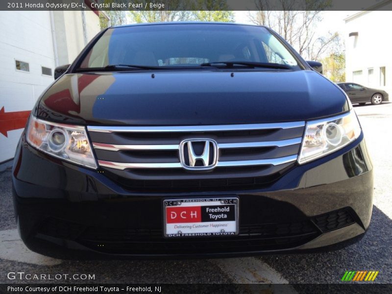 Crystal Black Pearl / Beige 2011 Honda Odyssey EX-L