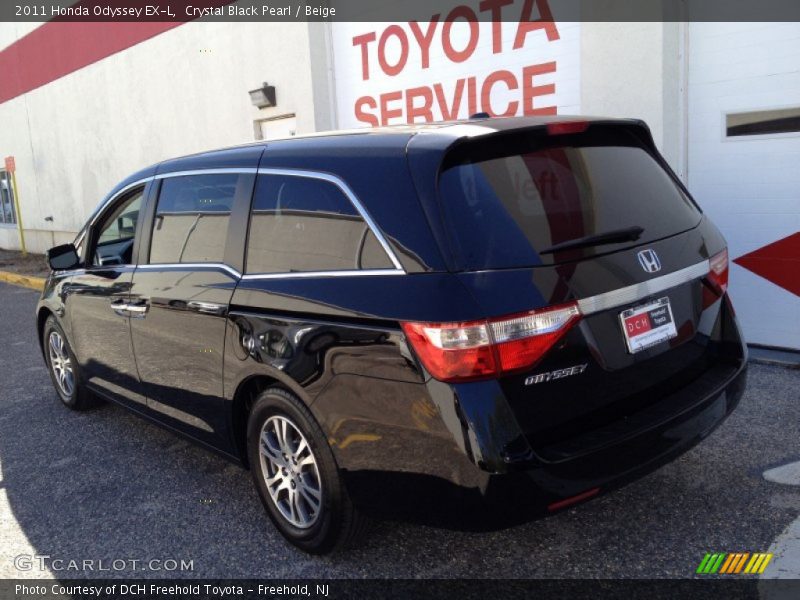 Crystal Black Pearl / Beige 2011 Honda Odyssey EX-L