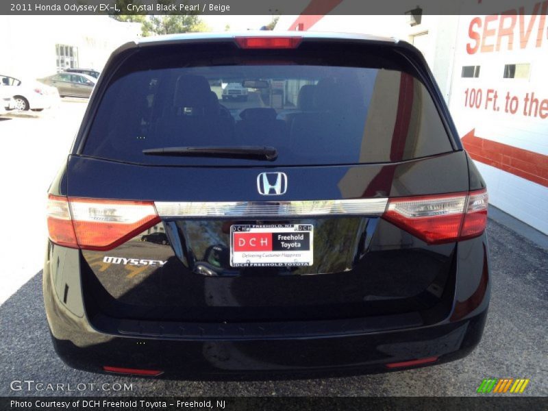 Crystal Black Pearl / Beige 2011 Honda Odyssey EX-L