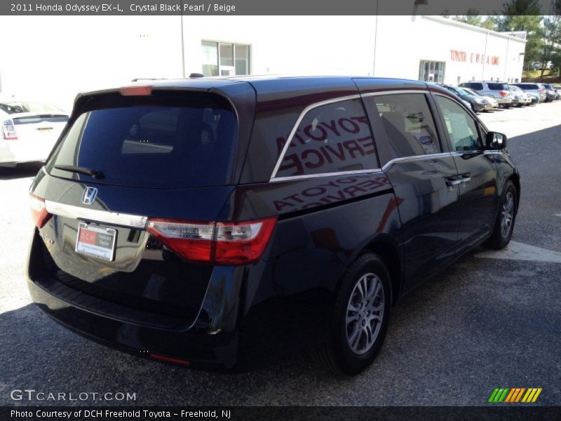 Crystal Black Pearl / Beige 2011 Honda Odyssey EX-L
