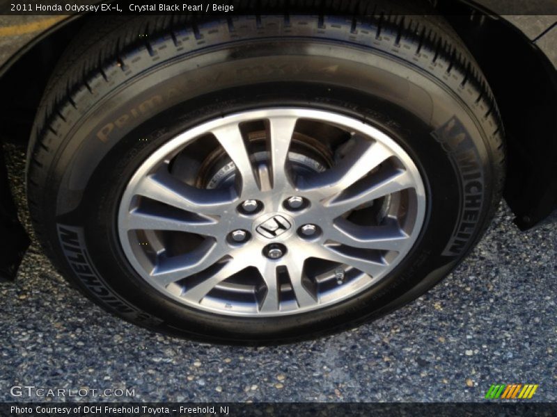 Crystal Black Pearl / Beige 2011 Honda Odyssey EX-L