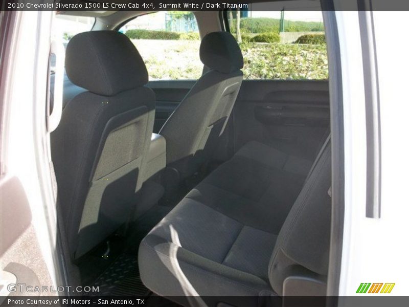 Summit White / Dark Titanium 2010 Chevrolet Silverado 1500 LS Crew Cab 4x4