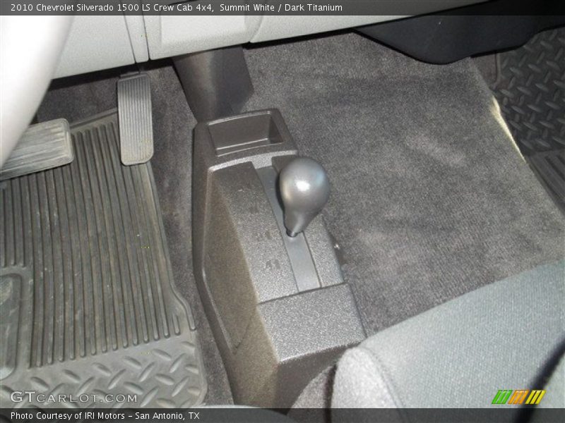 Summit White / Dark Titanium 2010 Chevrolet Silverado 1500 LS Crew Cab 4x4