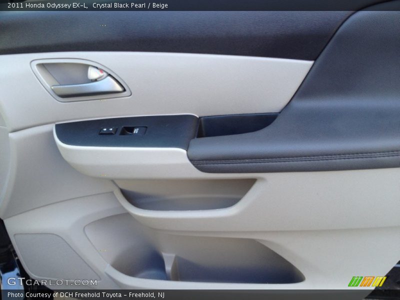Crystal Black Pearl / Beige 2011 Honda Odyssey EX-L