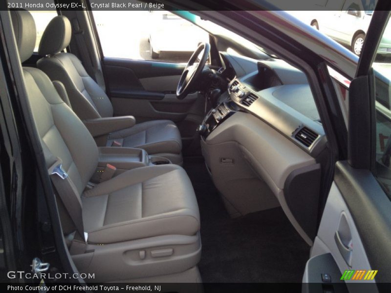 Crystal Black Pearl / Beige 2011 Honda Odyssey EX-L