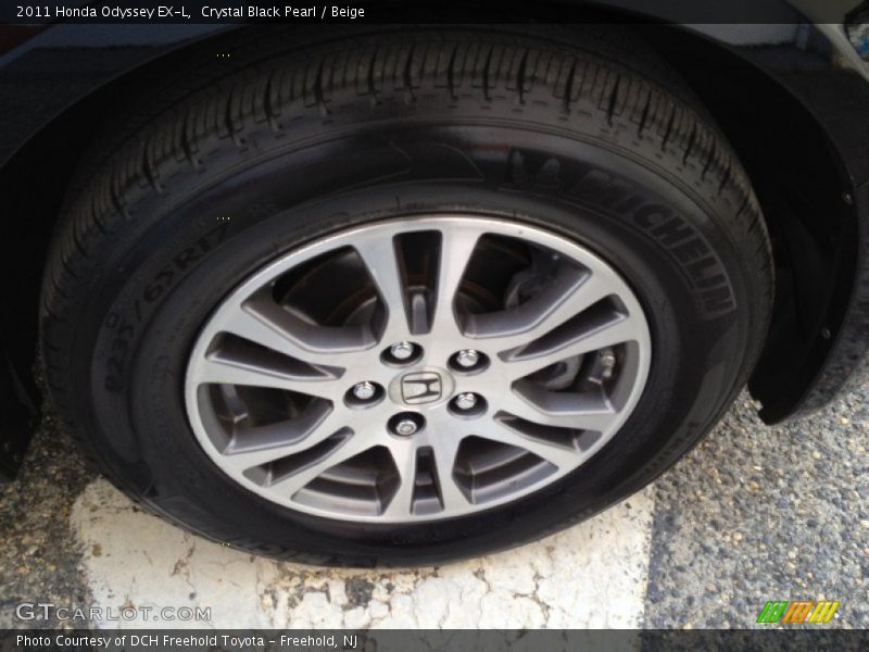 Crystal Black Pearl / Beige 2011 Honda Odyssey EX-L